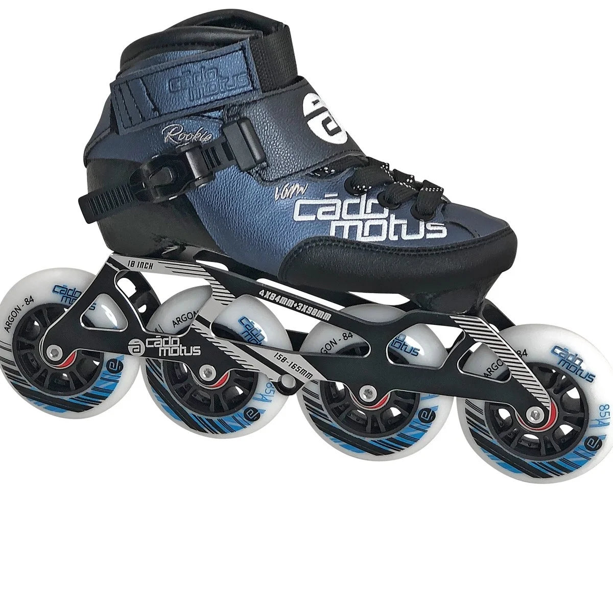 Rookie Two Kids Inline Skate 4x90 | 3x100 race setup + extra ankle support 1 Rookie Two Kids Inline Skate 4x90 | 3x100 race setup + extra ankle support – Bild 2