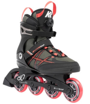 K2 ALEXIS 80 BOA Woman Skate - grey-coral - Damenskates