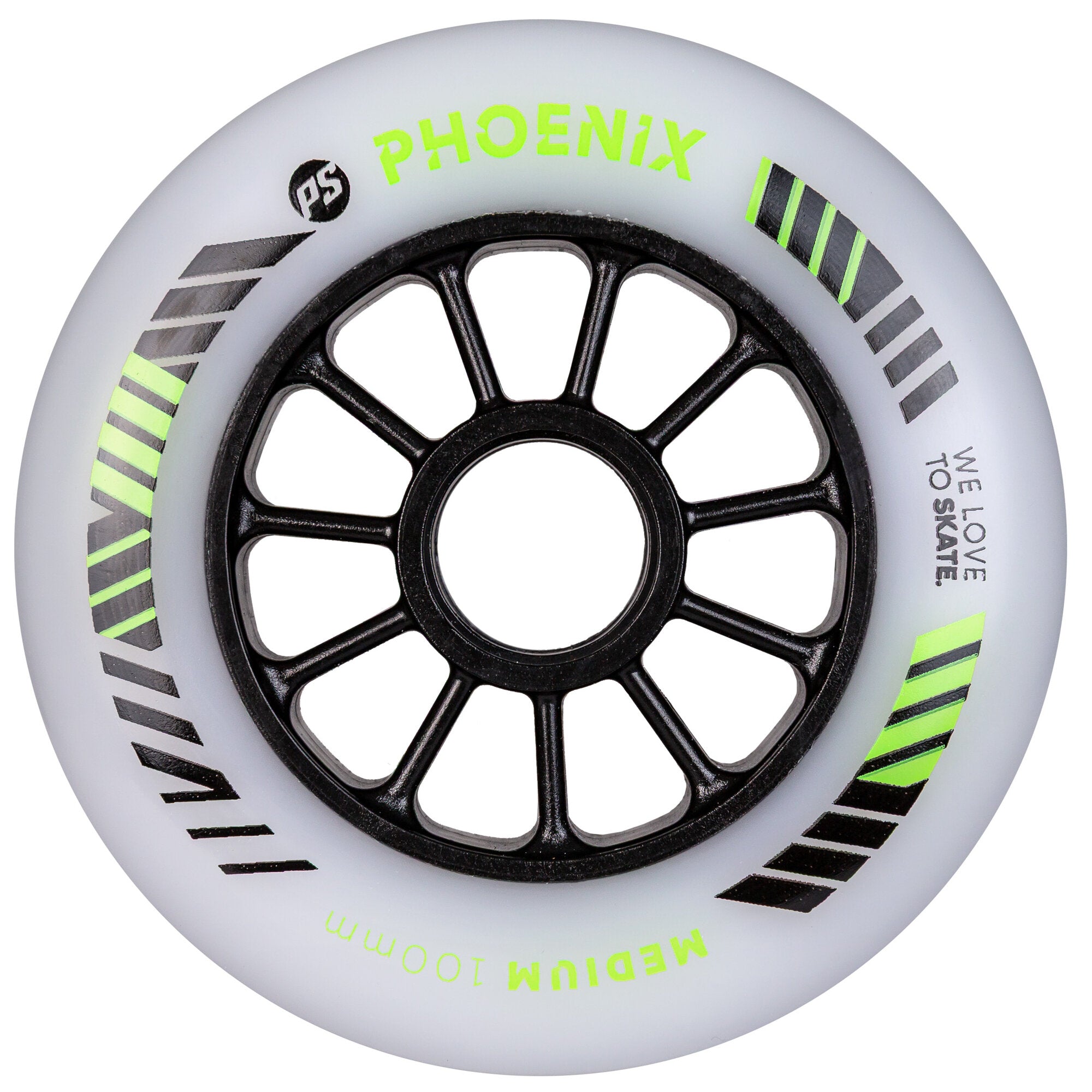 POWERSLIDE Phoenix DD Rollen Wheels 100 mm / 84 a - 8er Set POWERSLIDE Phoenix DD Rollen Wheels 100 mm / 84 a - 8er Set